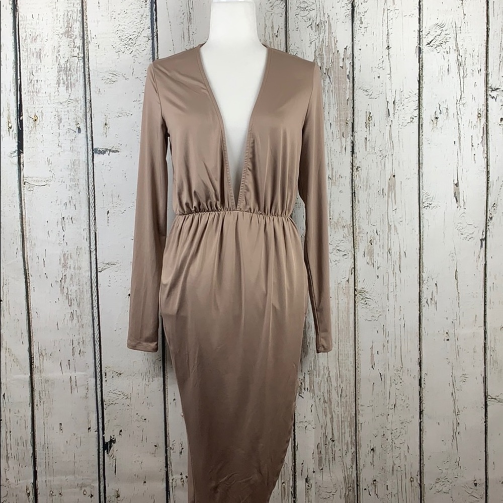 TOBI Plunging V Dress